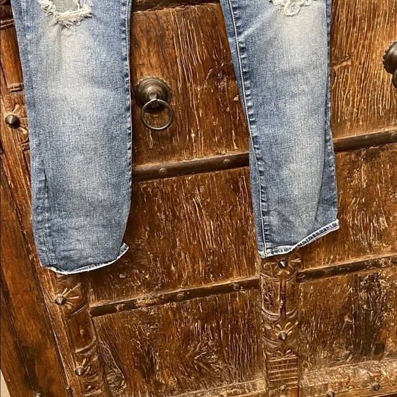 AG Jeans MARI High-Rise Straight 15 Year Mural Distressed detailing Size 30R - Picture 6 of 10